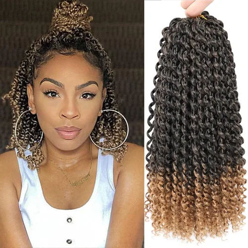 Miniatura 23 de Cabello Passion Twist de 24 pulgadas, 8 paquetes de cabello Passion Twist de ganchillo para mujeres, cabello trenzado Passion Twists largo bohemio