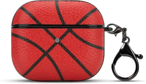 Miniatura 5 de Funda para Airpods 3 2021, para Airpods 3, accesorios de piel, patrón deportivo para Airpods 3, funda de cuero para AirPods 3, funda de carga