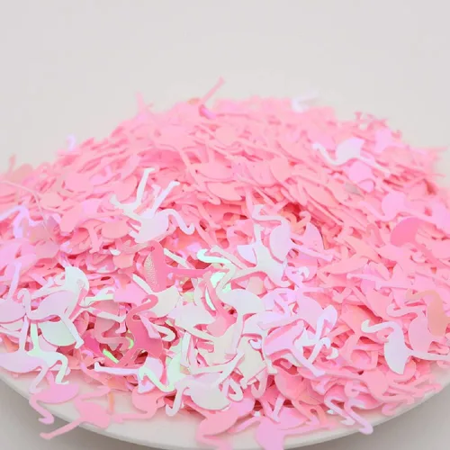 Miniatura 3 de 2000 piezas de confeti de PVC con purpurina de flamenco para manualidades, tarjetas, bricolaje, compromiso, boda, despedida de soltera, cumpleaños