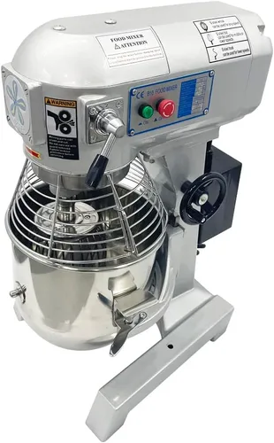 TECHTONGDA Mezclador comercial de alimentos 10Qt. Mezclador de masa de acero inoxidable Mezclador de soporte de cocina amasadora 110 V 450 W