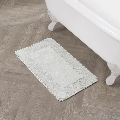 Miniatura 42 de Laura Ashley Ruffle tapete para baño de algodón de 17 x 24 pulgadas