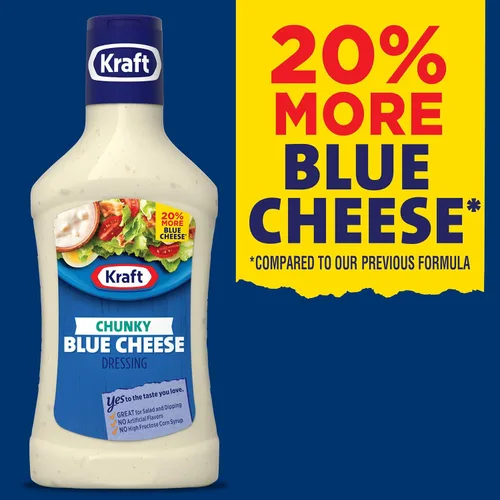 Miniatura 4 de Kraft Aderezo de queso azul grueso (botella de 16 fl oz)