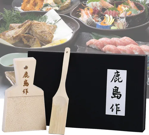 Rallador clásico japonés para wasabi y jengibre, rallador de wasabi, rallador tradicional de Wasabi con cepillo de bambú (mediano)