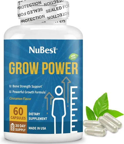 Miniatura 7 de Grow Power - Potente fórmula de crecimiento de altura para niños (10 +) y adolescentes, apoya el crecimiento saludable de la altura, la salud