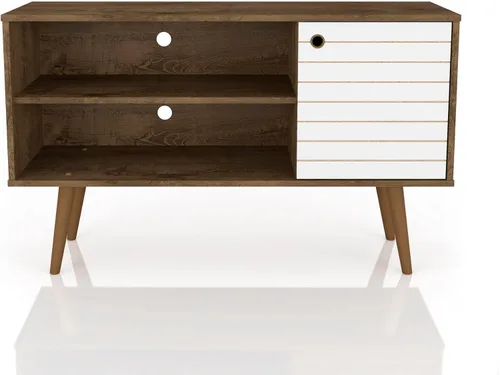 Miniatura 47 de Manhattan Comfort Liberty Soporte de TV Moderno de Mediados de Siglo para Televisores de hasta 46 Pulgadas, Centro de Entretenimiento