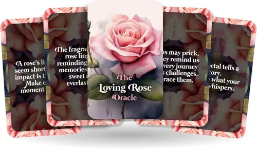 Ibiza Tarot El amoroso oráculo de las rosas - Un viaje a través de pétalos y espinas - Herramientas de adivinación - Oracle Cards