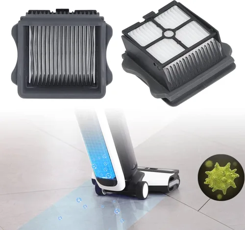 Miniatura 4 de Paquete de 2 filtros de vacío de repuesto compatibles con iFloor 3, Tineco one3, Plus, filtros de aspiradora inalámbricos en seco y húmedo, parte