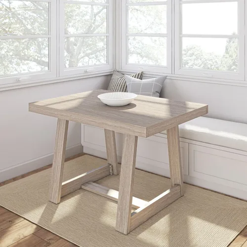 Miniatura 22 de Plank+Beam Mesa de Comedor Estilo Granja de 72 Pulgadas, Mesa de Cocina Rústica de Madera Maciza, Mesa Rectangular Grande de Madera para Comedor