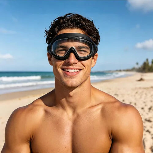 Miniatura 7 de Gafas de natación para adultos, a prueba de fugas, gafas de piscina antivaho, gafas de natación de visión amplia con tapones para los oídos y clip