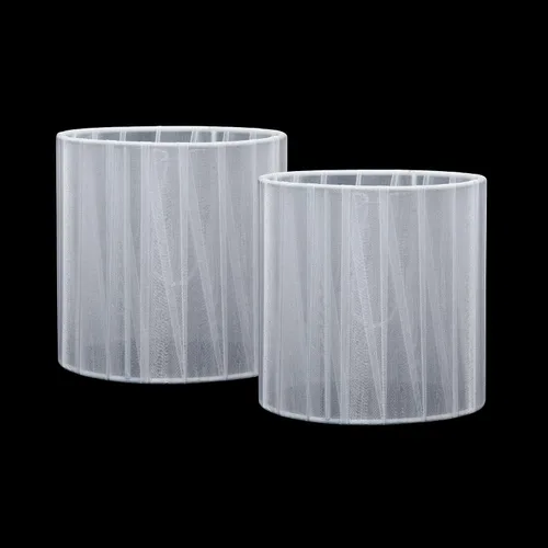 Miniatura 16 de LYON - Pantallas de organza pequeñas con clip para lámpara de pared, juego de 2, tambor pequeño, 5.2 x 5.2 x 5.2 pulgadas de alto, cinta organza