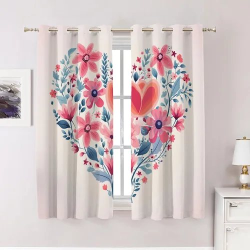 Miniatura 108 de Cortinas de cocina de hojas de arce otoñales para ventanas, hojas verdes y rojas sobre cenefas opacas negras, tratamientos de ventana de poliéster