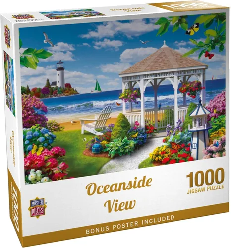 Miniatura 9 de Masterpieces Rompecabezas EZ Grip de 300 piezas, vista al mar, 18 x 24 pulgadas
