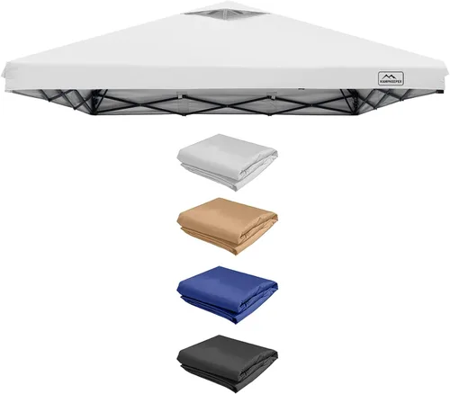 Miniatura 17 de KAMPKEEPER Cubierta de Repuesto Superior para Carpa Toldo Emergente con Ventilación de Aire y Correa Elástica Ajustable, Poliéster Resistente a Azul