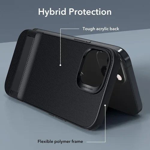 Miniatura 9 de ESR Funda para iPhone 14 Pro, 3 Modos de Soporte, Protección contra Caídas de Grado Militar, Compatible con Carga Inalámbrica, Cubierta Trasera
