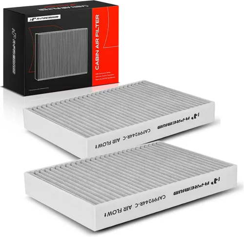 Miniatura 9 de A-Premium Filtro de aire de cabina de 2 piezas con carbón activado compatible con BMW 530i, 530i xDrive, X5, X6, X7, 530e, 540i, 540i xDrive, 740i