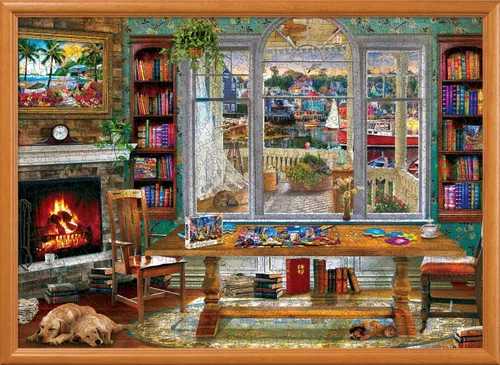 Miniatura 4 de MasterPieces Rompecabezas de 1000 piezas para adultos, familia o niños, una tarde desconcertante, 26.75 x 19.25 pulgadas