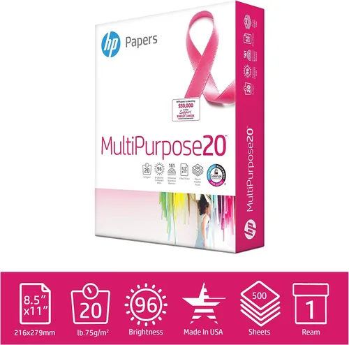 Miniatura 2 de HP papel para impresora autobús escolar multipropósito20 Blanco