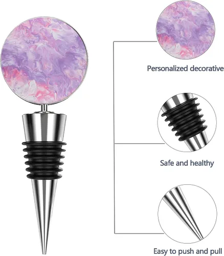 Miniatura 3 de Tapones de vino, tapón para botella de vino, tapón de champán ecológico, tapones de vino de silicona de aleación de zinc reutilizables