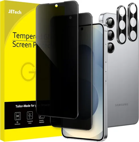 Miniatura 8 de JETech Protector de Pantalla de Privacidad para Samsung Galaxy S23 5G 6.1 Pulgadas con Protector de Lente de Cámara, Película de Vidrio Templado