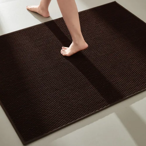 Miniatura 19 de TYUU Alfombras de Baño Antideslizantes Lavables, Tapete de Baño Súper Absorbente Delgado de Pila Baja para Secar Rápido, Alfombra de Baño Pequeña
