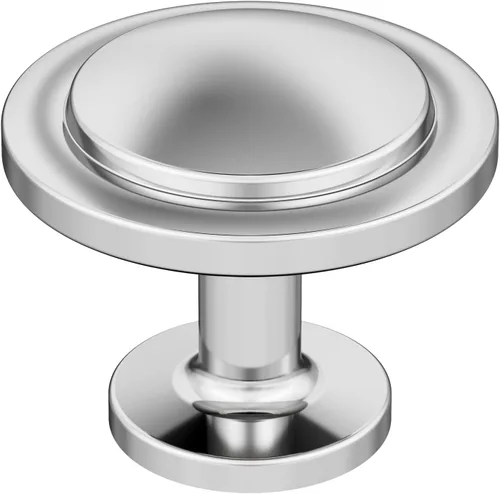 Miniatura 11 de Amerock 10BX37025MB Pomo de gabinete negro mate Diámetro de 1-3/16 pulgadas (1.181 in) Paquete de 10 unidades Bucle Herrajes para muebles