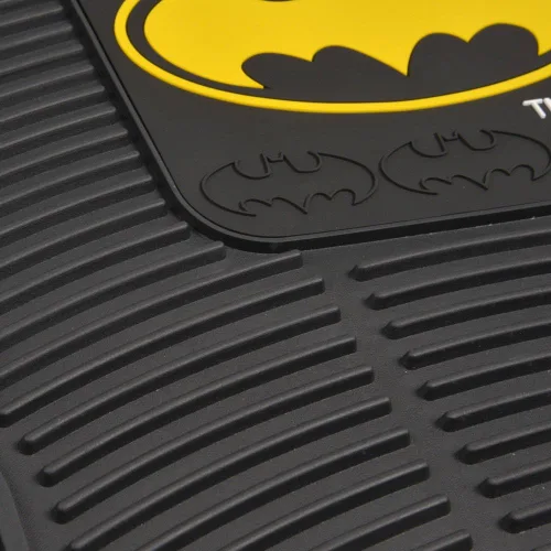 Miniatura 6 de BDK Alfombrillas clásicas de superhéroe Batman para el suelo del automóvil, con licencia oficial de Warner Bros DC Comics, protección
