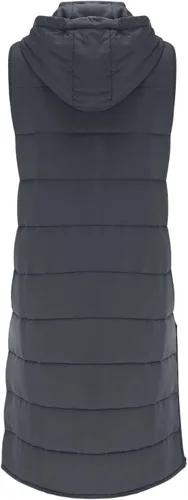 Miniatura 19 de Chaleco largo para mujer, sin mangas, acolchado, con cremallera, capucha, abrigo de invierno cálido, ligero, con bolsillos