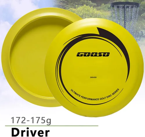 Miniatura 3 de GOOSO Juego de discos de golf – Discos de conductor, rango medio y putter con bolsa de golf de disco para exteriores y patio trasero, plástico