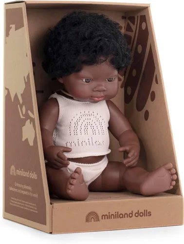 Miniatura 8 de Miniland Muñeca Niño Asiático 15'' (Caja) - Hecho en España, Anatómicamente Correcto, Calidad