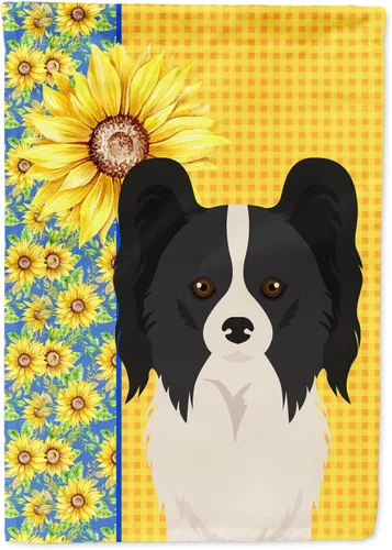 Miniatura 97 de Caroline's Treasures WDK5331CHF - Bandera de verano con diseño de girasoles rojos y blancos, manga grande, para porche, para colgar en la pared