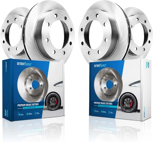 Miniatura 20 de Detroit Axle - Rotores de freno para Nissan NV2500 NV3500 NV1500 NV1500 2012-2021, repuesto de rotores de freno de disco: rotor delantero de 14.17