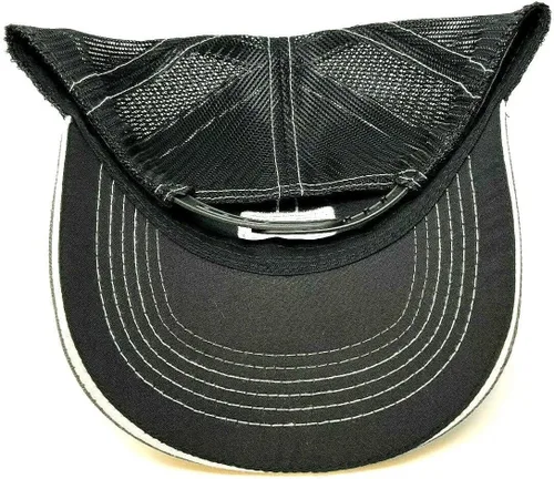 Miniatura 4 de Dodge - Gorra de malla curvada con logotipo de Ram gris oscuro y negro, Gris & Negro