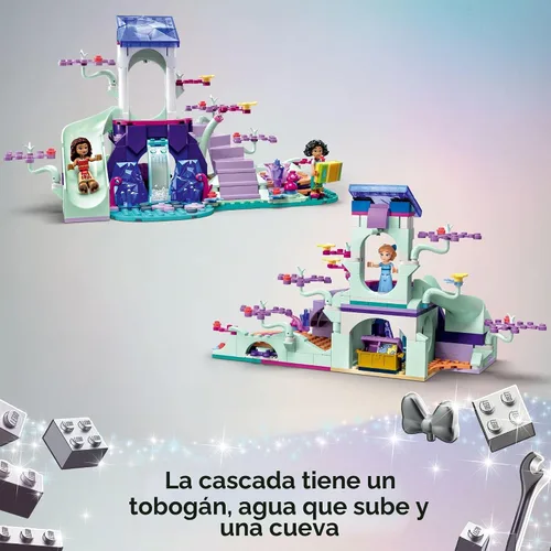 Miniatura 4 de LEGO Disney La casa en el árbol encantada construible de 2 niveles con 13 mini-muñecas de princesas incluyendo a Jasmine, Elsa y Moana, regalo