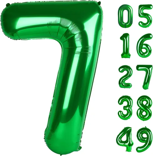 Miniatura 302 de Globo de cumpleaños número 4 dorado de 40 pulgadas, globos gigantes del número cuatro 14 24 34 40 44 2024, globos grandes de lámina de mylar para Oro