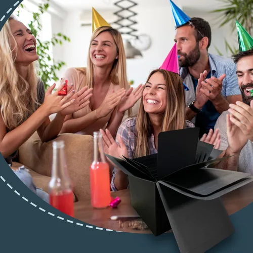 Miniatura 4 de Jsuslife Caja de regalo para bromas, set de 13 cajas sorpresa anidadas y apilables para bromas, ideal para cumpleaños, bodas, aniversarios