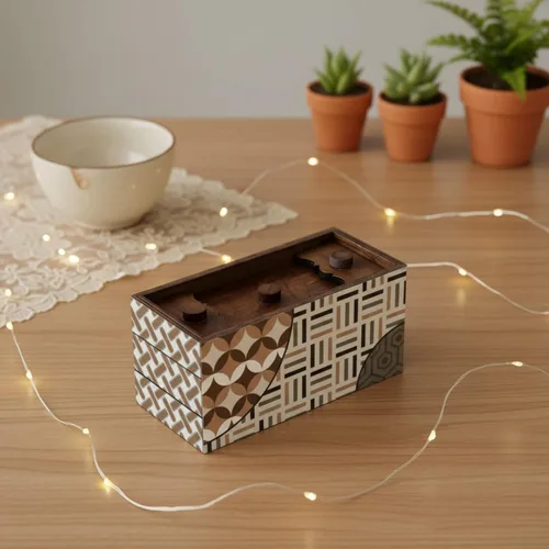 Miniatura 9 de Enigma Decode - Caja de rompecabezas secreta con cerradura mágica para tarjetas de regalo y dinero