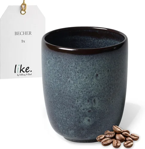 Miniatura 10 de Villeroy & Boch Lave Glace - Taza con asa, elegante taza de loza para todo el día, turquesa, 13.5 onzas, apta para lavavajillas