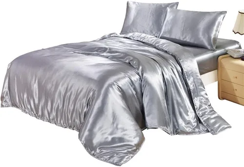 Miniatura 13 de Bedding-Hotel - Juego de funda de edredón de calidad de hotel con lazos de cremallera ocultos, 3 piezas (1 funda de edredón, 2 fundas de almohada)