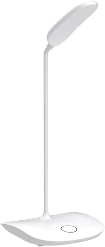 Miniatura 4 de Deeplite - Lámpara de escritorio LED con cuello de ganso flexible de 3 niveles de brillo, lámpara de mesa operada por batería de 5 W, control