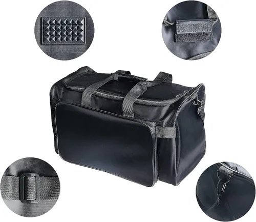 Miniatura 5 de Bolsa de deporte multifunción de 30L - Bolsa impermeable con almacenamiento ajustable de 4 capas y correa para el hombro para gimnasio, viajes