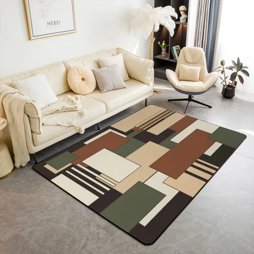 Miniatura 7 de Alfombra decorativa de fresa de 3 x 5 para niños, con estampado de frutas tropicales, para niños y niñas, alfombra con estampado de fresas dulces