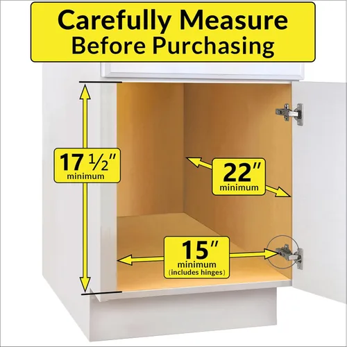 Miniatura 2 de LYNK PROFESSIONAL® SELECT™ Organizador de gabinete extraíble - 14" x 21" - Cajón deslizante para gabinetes de cocina - Estantes deslizantes