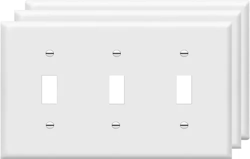 Miniatura 31 de Placa de pared Decora sin tornillos de 4 segmentos, placa frontal eléctrica para interruptor de luz, interruptor inteligente, receptáculo