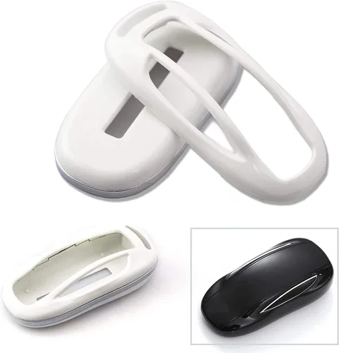 Miniatura 8 de Xotic Tech - Funda protectora para llave de control remoto sin llave, color negro brillante, compatible con Tesla Model X