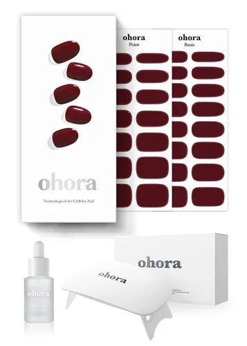 Miniatura 8 de ohora Tiras de Uñas de Gel Semi-Curadas Juego de Valor (N Bare Plum Starter Kit) Incluye Lámpara de Tamaño Completo y Mini Removedor, Calidad