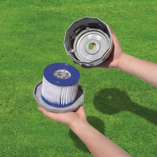 Miniatura 3 de Bestway Bomba de filtro ligera tipo VI de repuesto para hidromasaje inflable SaluSpa (paquete de 24)