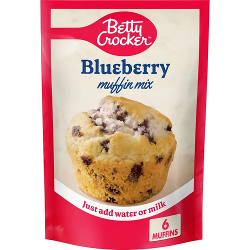 Miniatura 31 de Betty Crocker - Wild Blueberry Muffin and Quick Bread Mix (muffin de arándanos silvestres y mezcla rápida de pan), 16.9 onzas