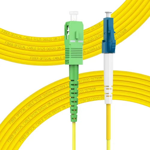 Miniatura 13 de Cable de Internet de fibra óptica LC/UPC a SC/APC, fibra de modo único OS2 0.5M/1.6 pies, Simplex, Opción de longitud: 1.6 ft-32.8 ft 9/125um
