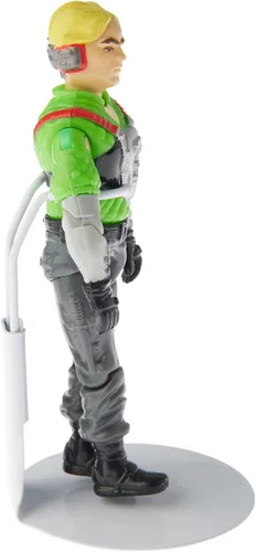 Miniatura 3 de Plymor DSP-20W - Soporte de figura de acción ajustable blanco, se adapta a figuras de acción de 3.75 y 4 pulgadas, la cintura es de 0.75 a 1 pulgada