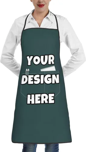 Miniatura 33 de Delantal personalizado con logotipo de imagen, nombre de texto, delantales de cocina personalizados para chef para hombres y mujeres